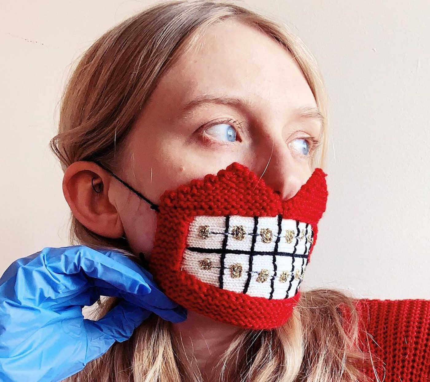 mascarillas originales aparato de dientes