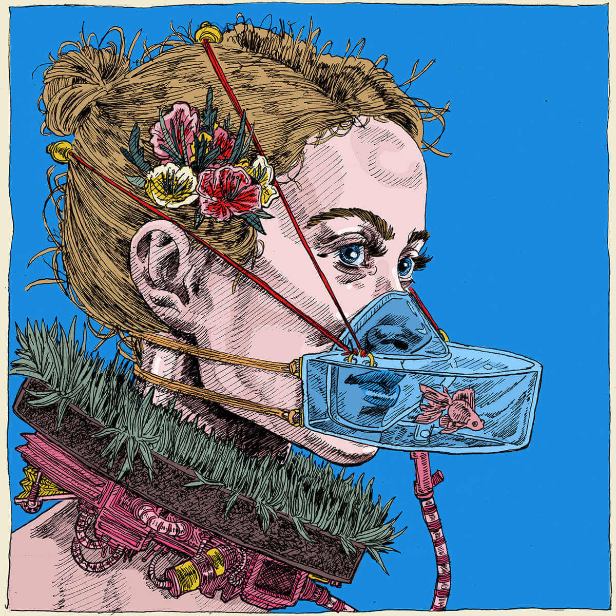 ilustracion de mascarilla quirurjica version 7