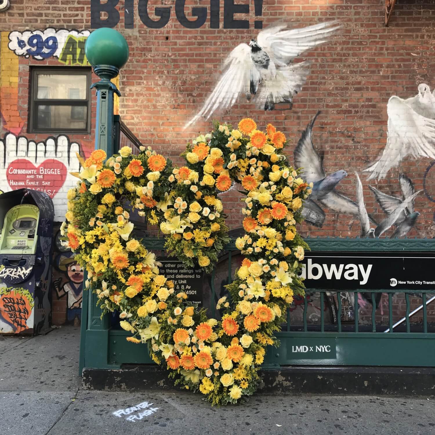SUBWAY FLOWERS LEWIS MILLER