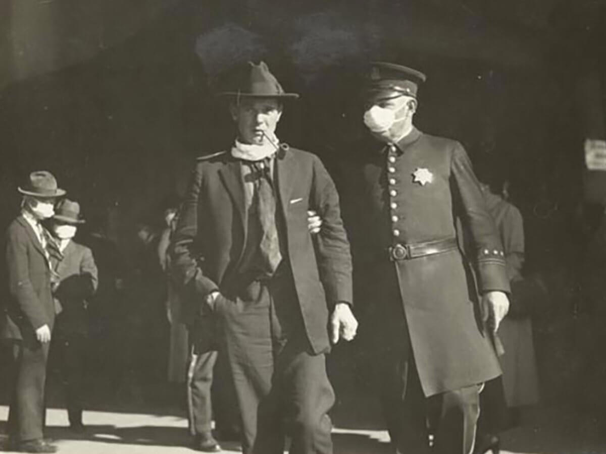 holgazanes de las mascaras 1918