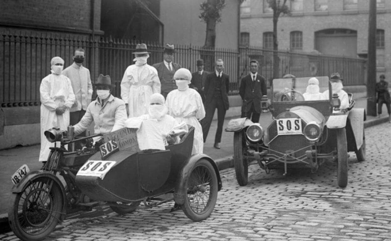 pandemia 1918 fotografia vintage