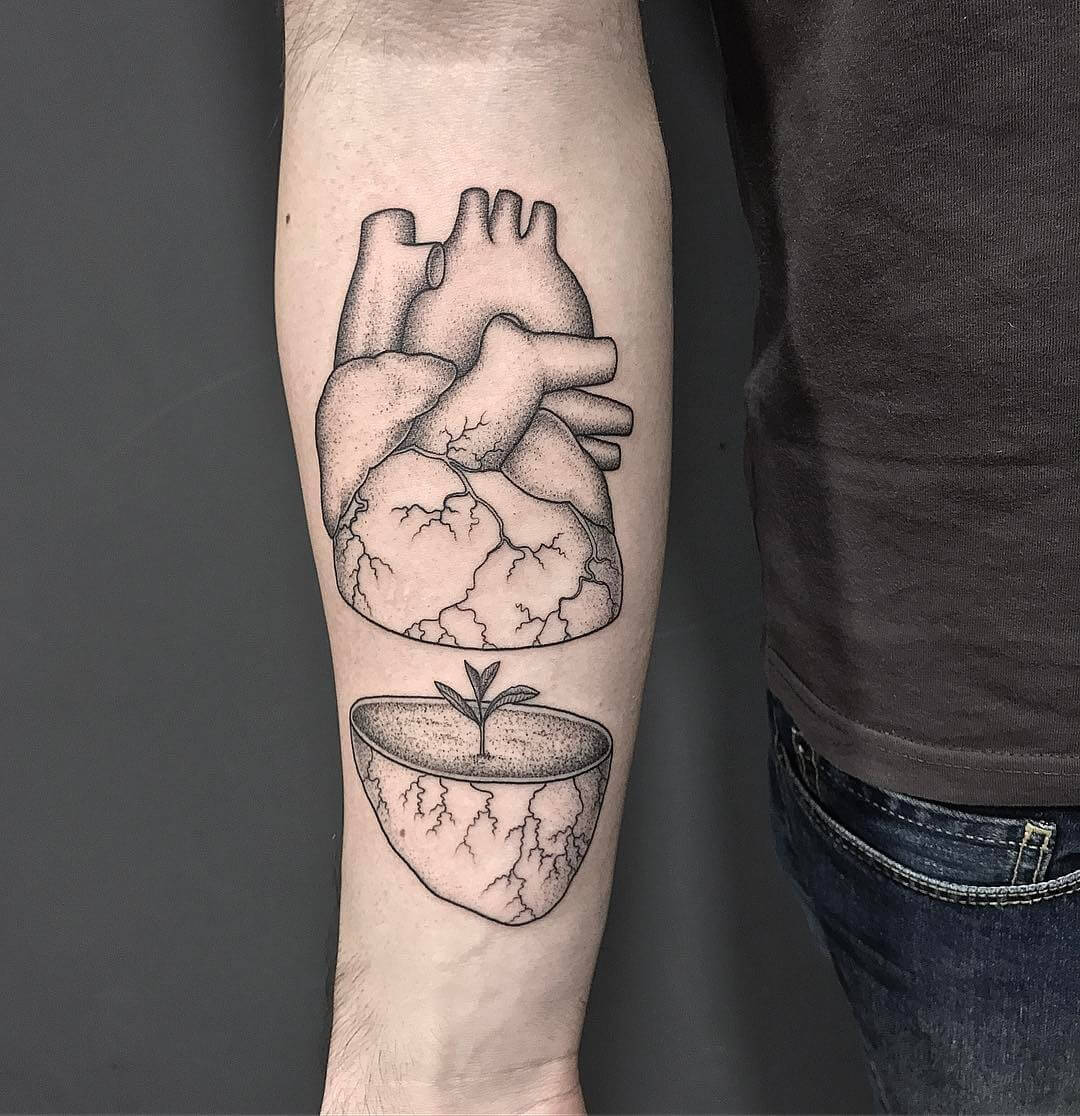 volpi tattoo corazon