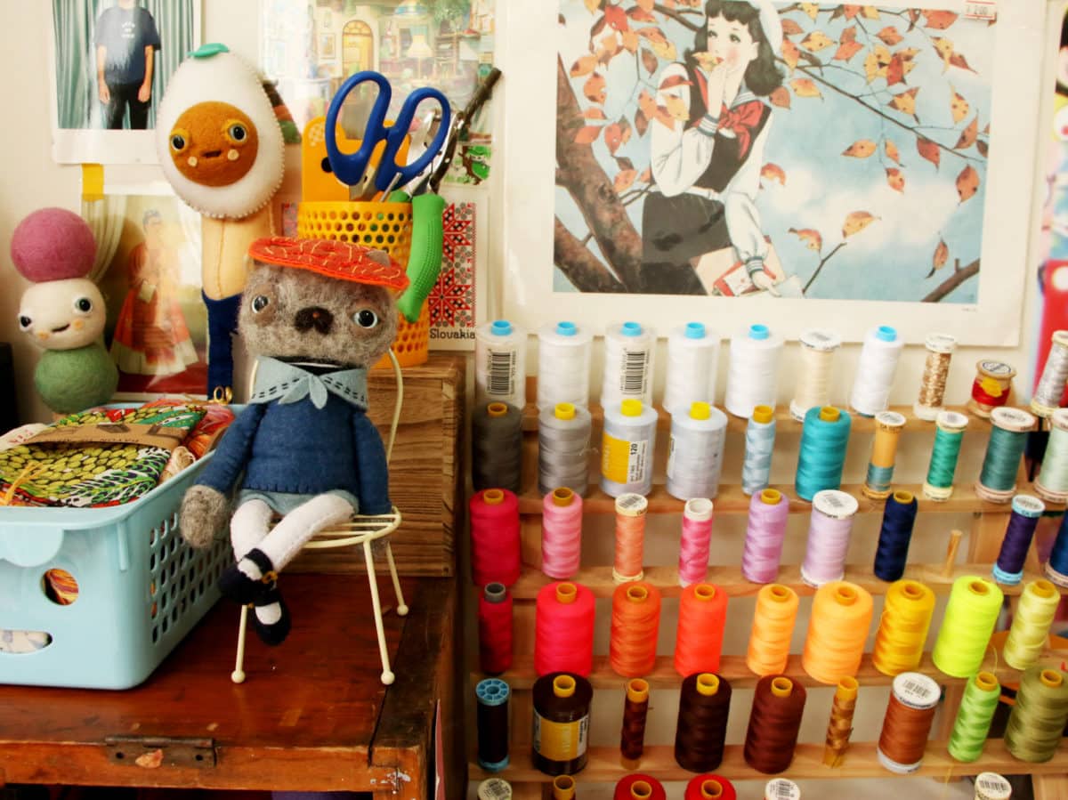 cat rabbit artist