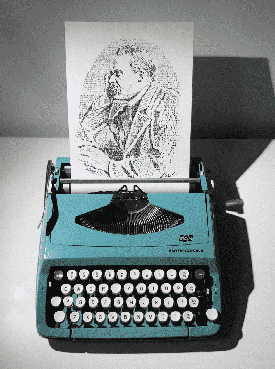 james cook maquina de escribir