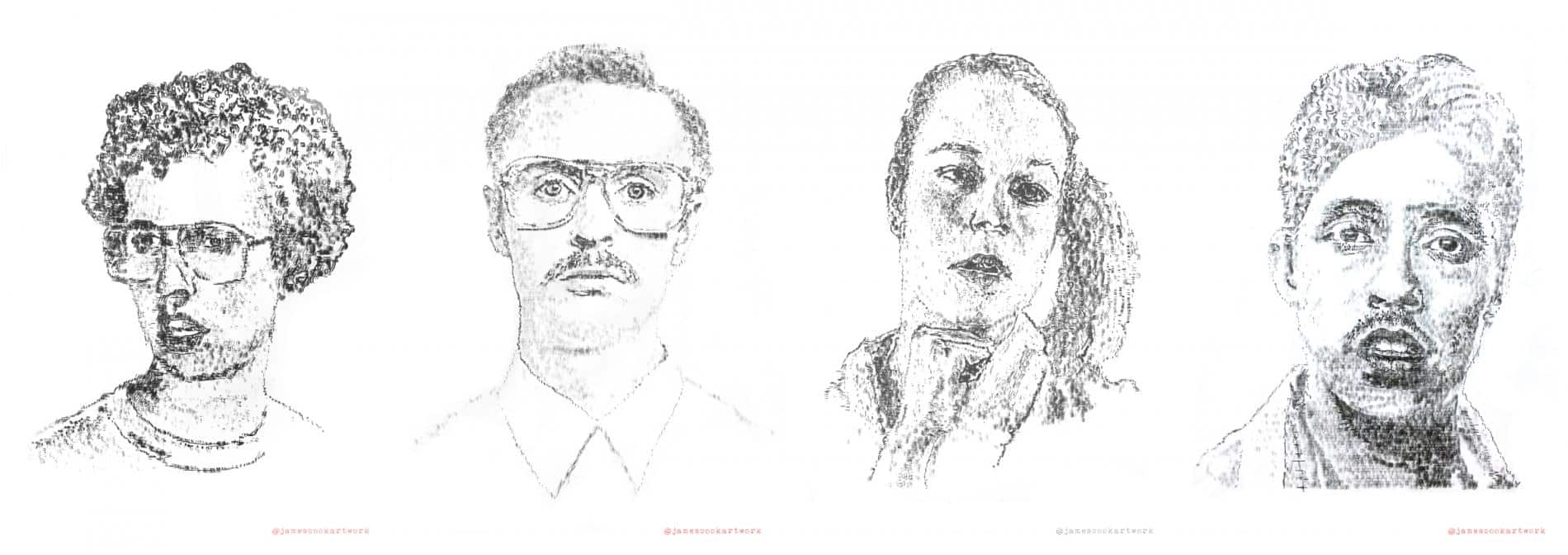 james cook retratos