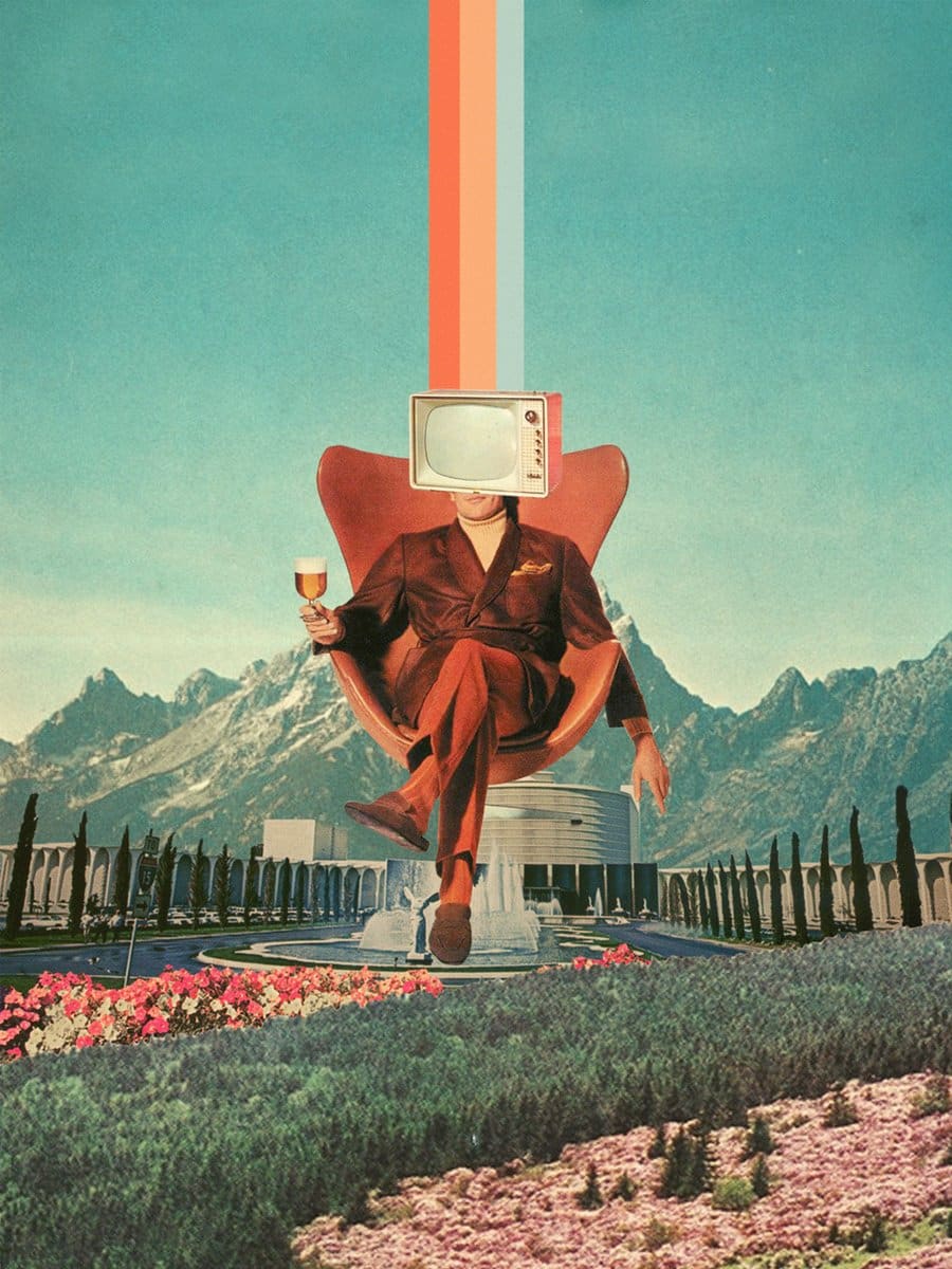 tv head collage frank moth