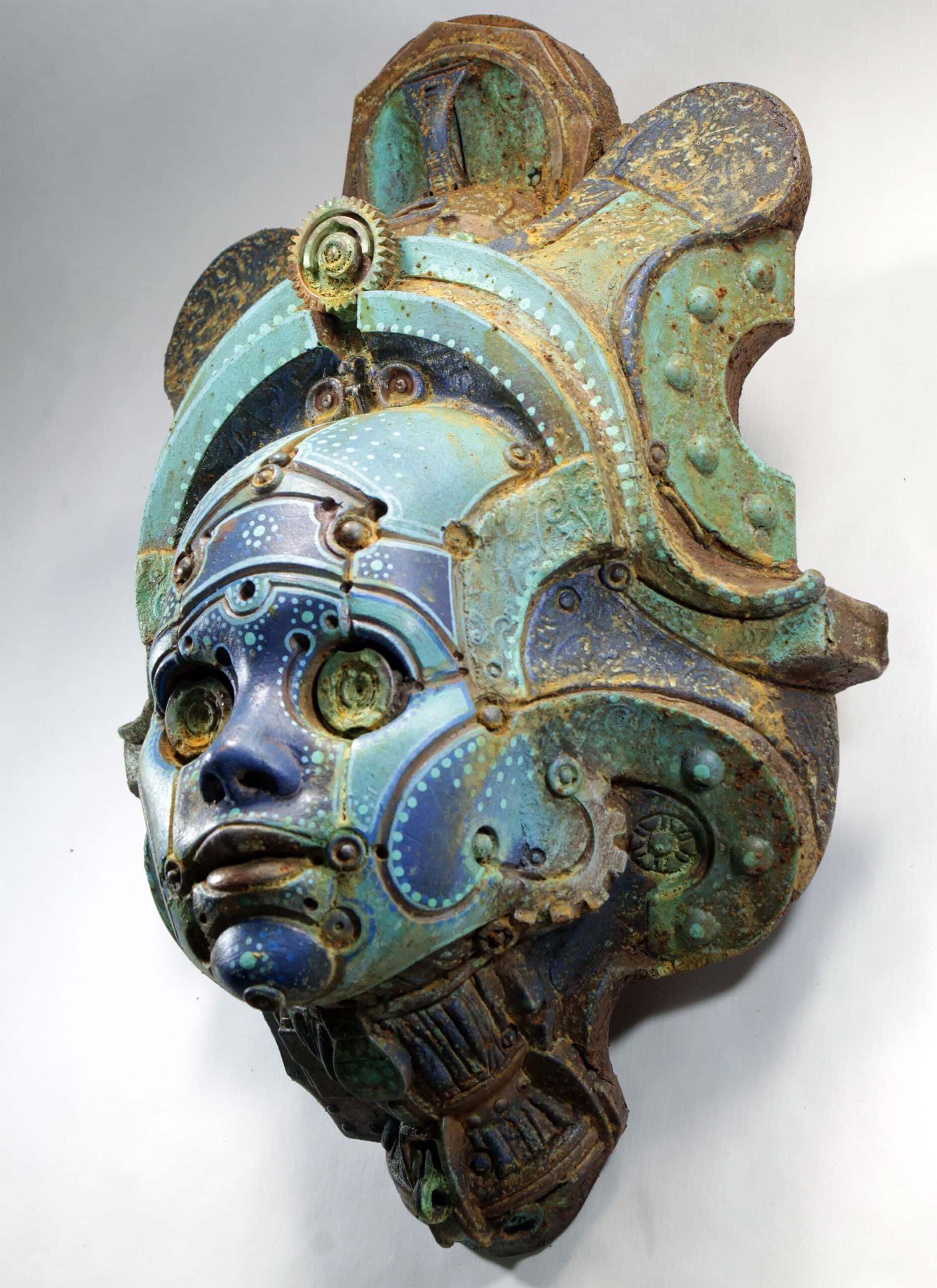 STEAM PUNK ESCULTURA TOMAS BARCELO ANTIGUO