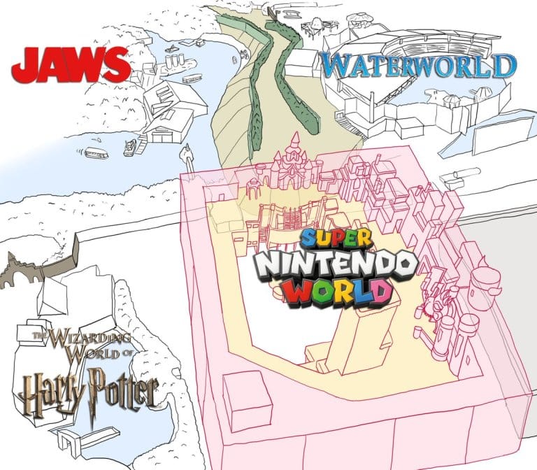 SUPER NINTENDO WORLD PLANOS
