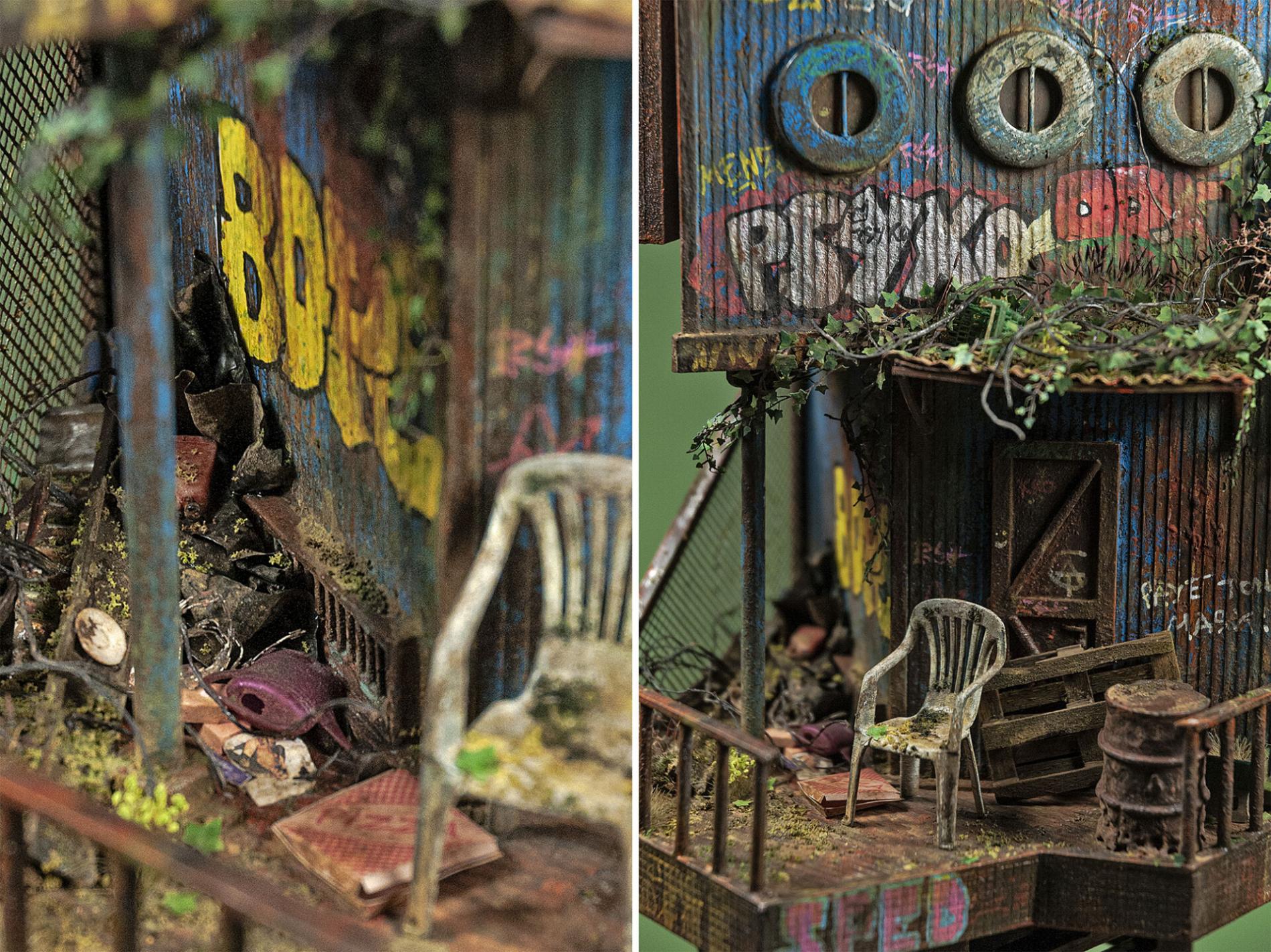 Simón Laveuve ciudad graffiti miniatura zoom