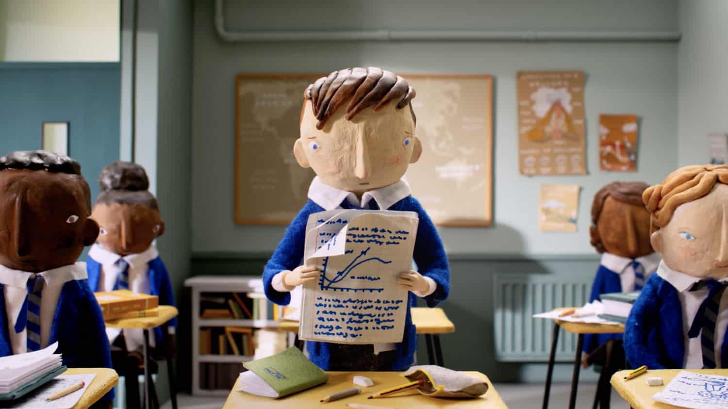 Frame del video hecho en stop motion, Nadie es normal