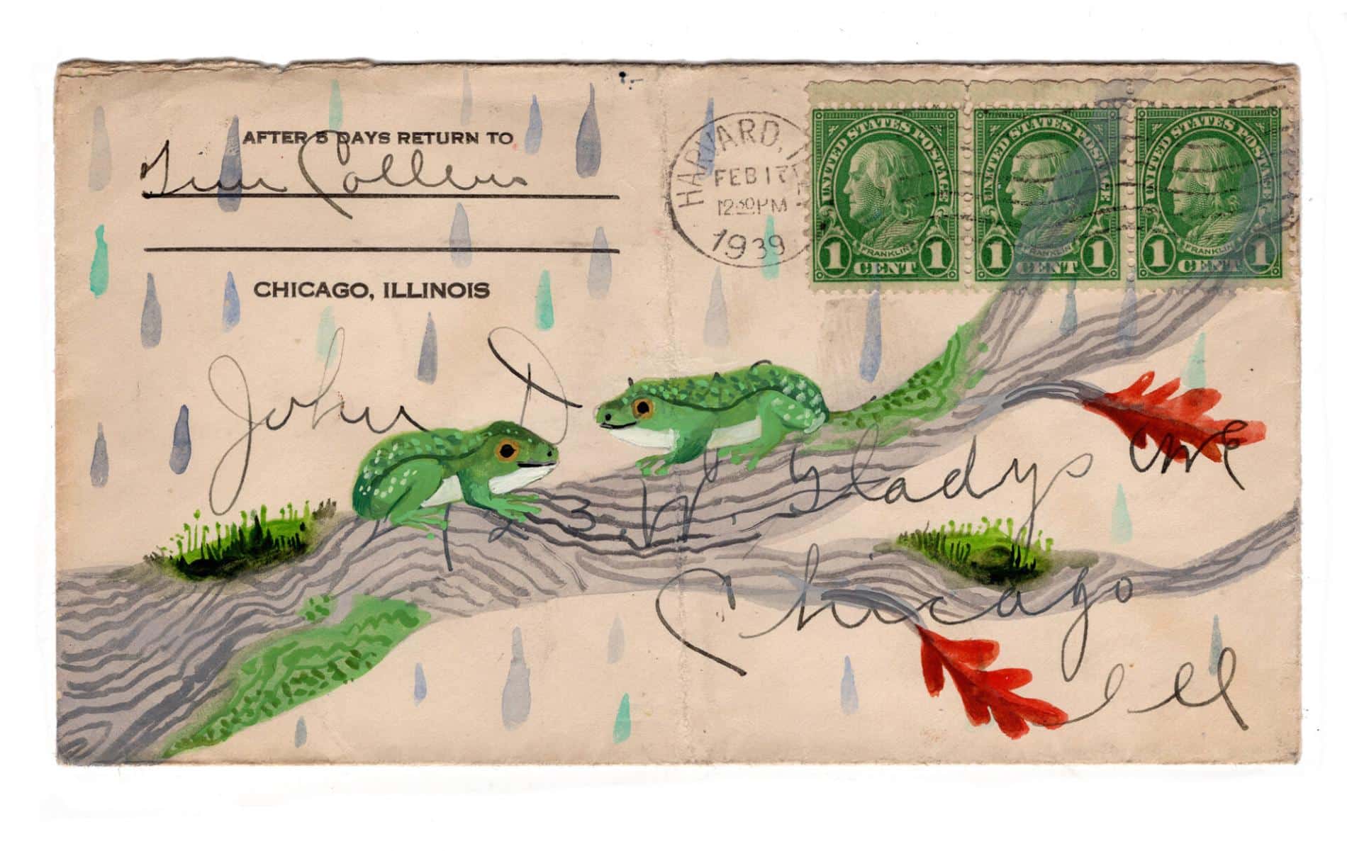 postales animales diana sudyka ranas