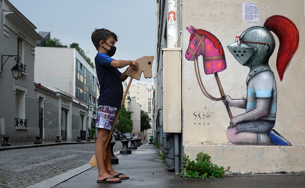 seth globepainter caballito de palo