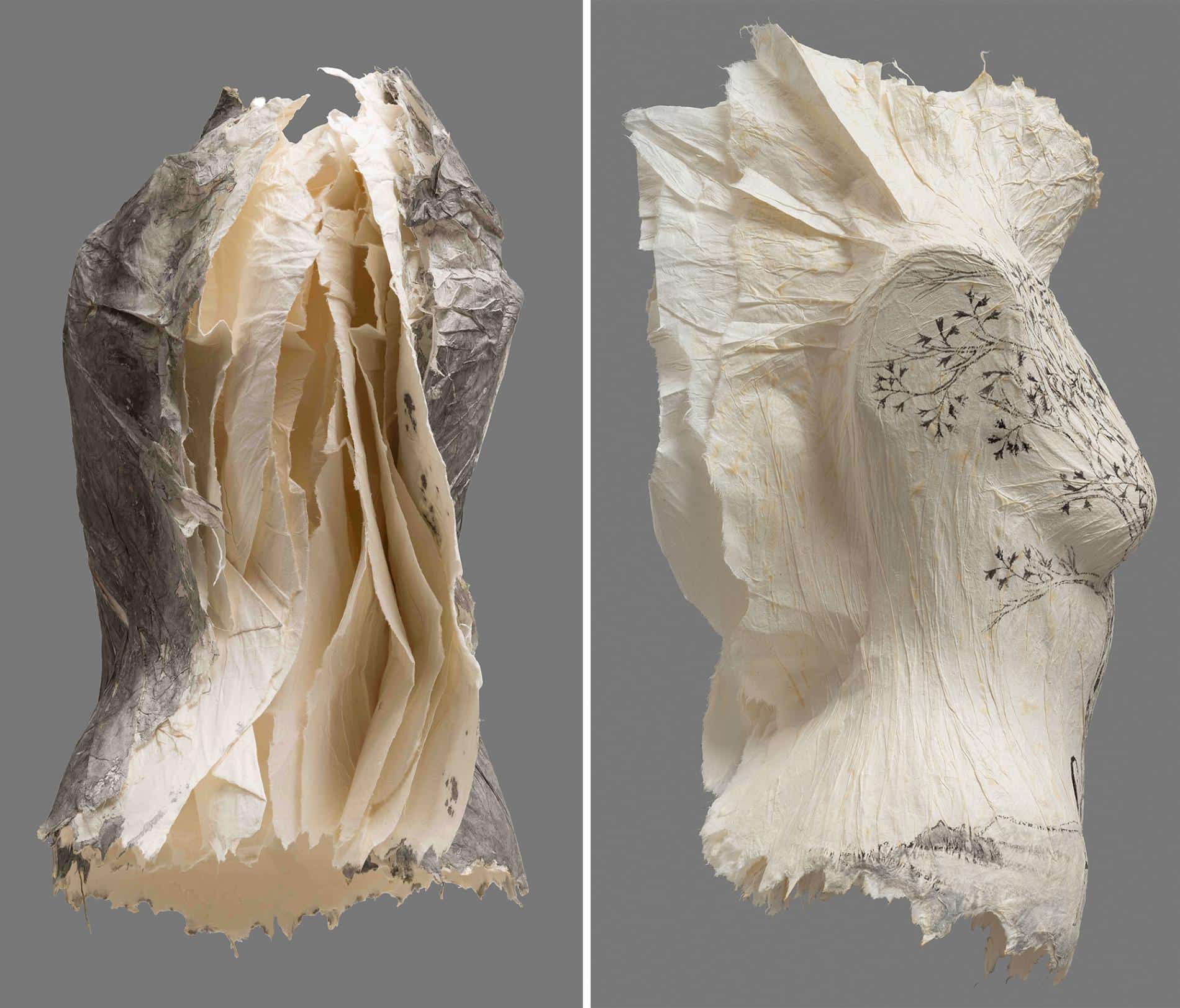 Peng Wei torsos lino y algodon