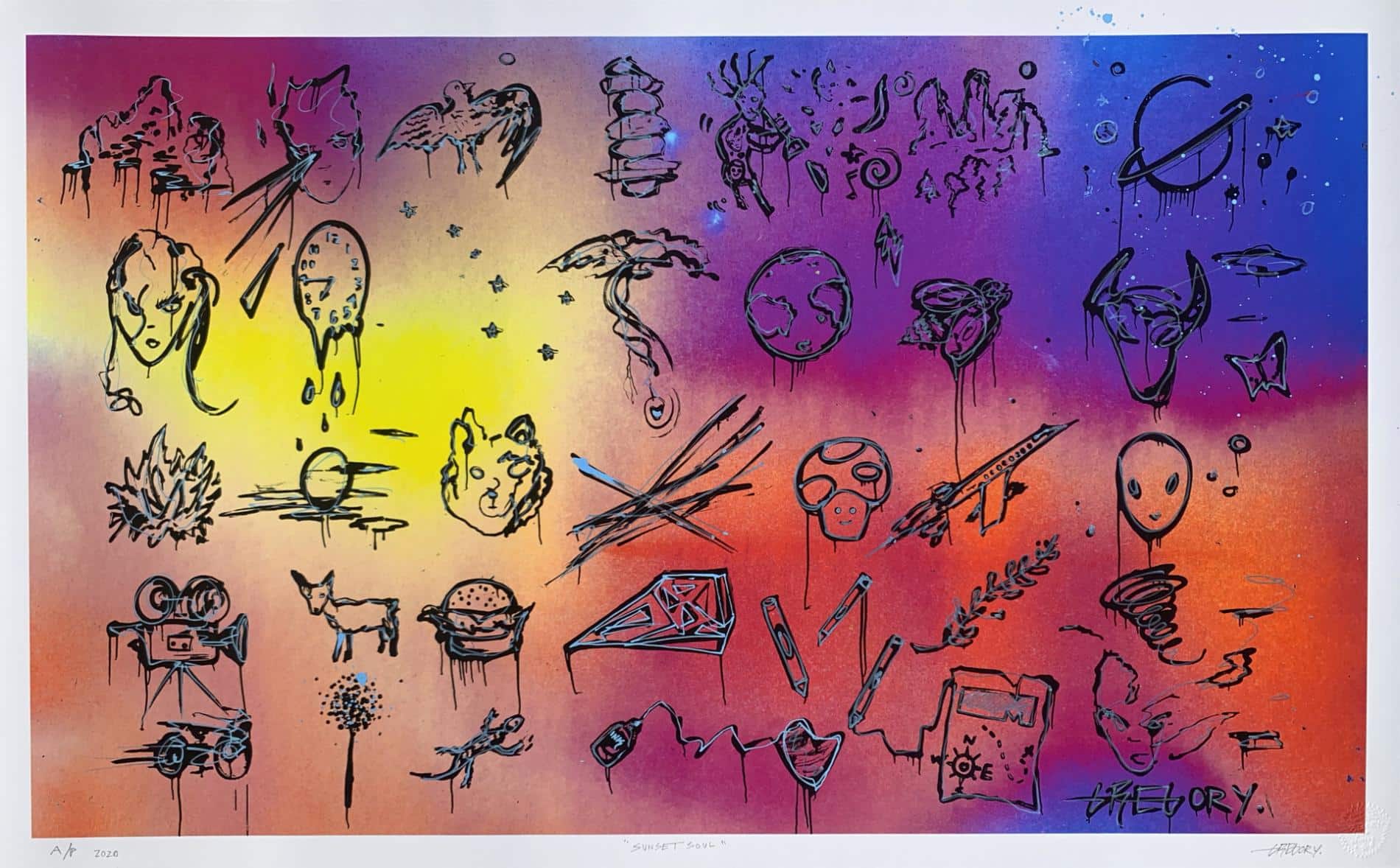 THE MURAL ART PROJECT GREGORY STIFF PRINT