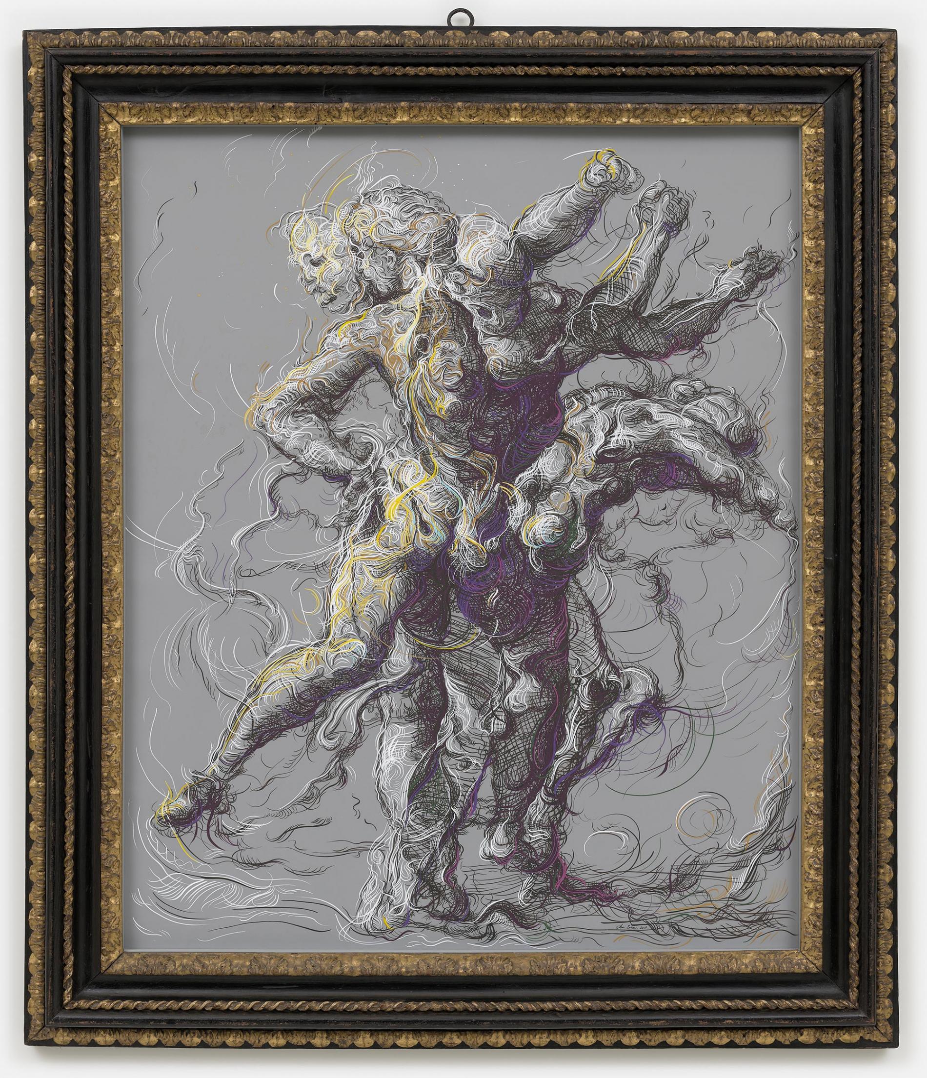 Drawing 2 after Delacroix n Raphael