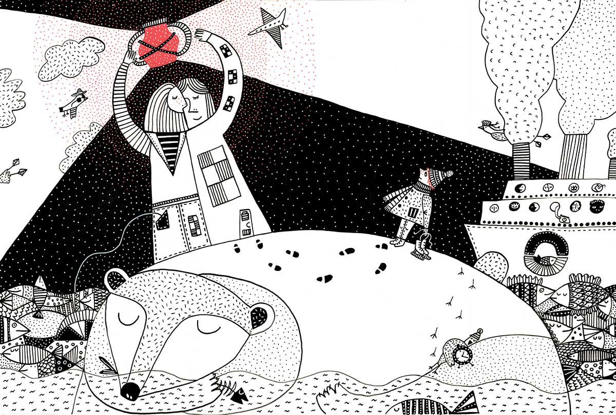 al sur de sofia venzel ilustracion