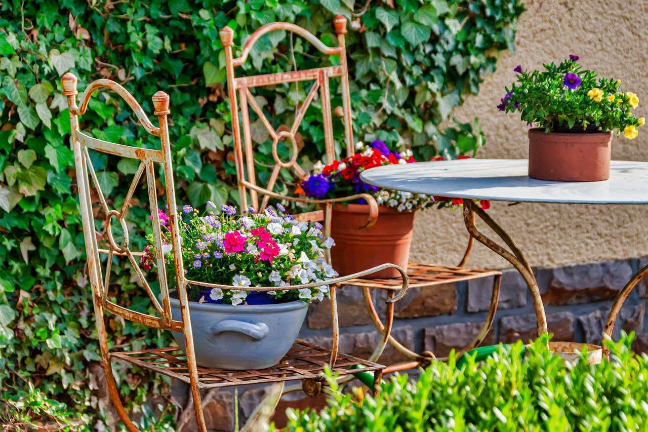 jardin decorado