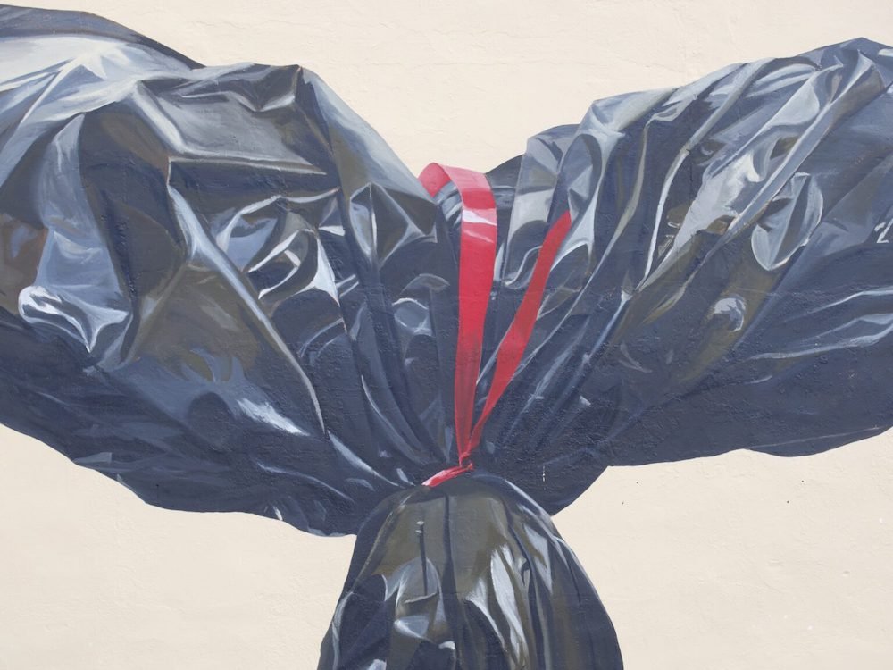 garbage tail murmmure street art festival el hombre y el mar caribe