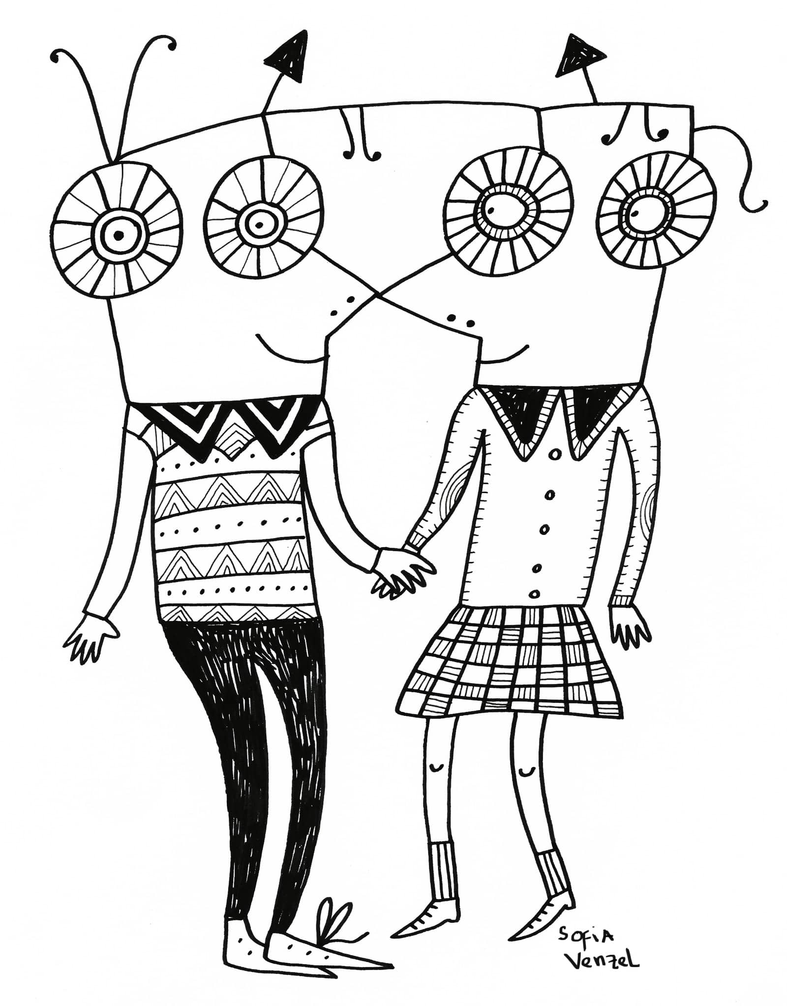 love de sofia venzel ilustracion