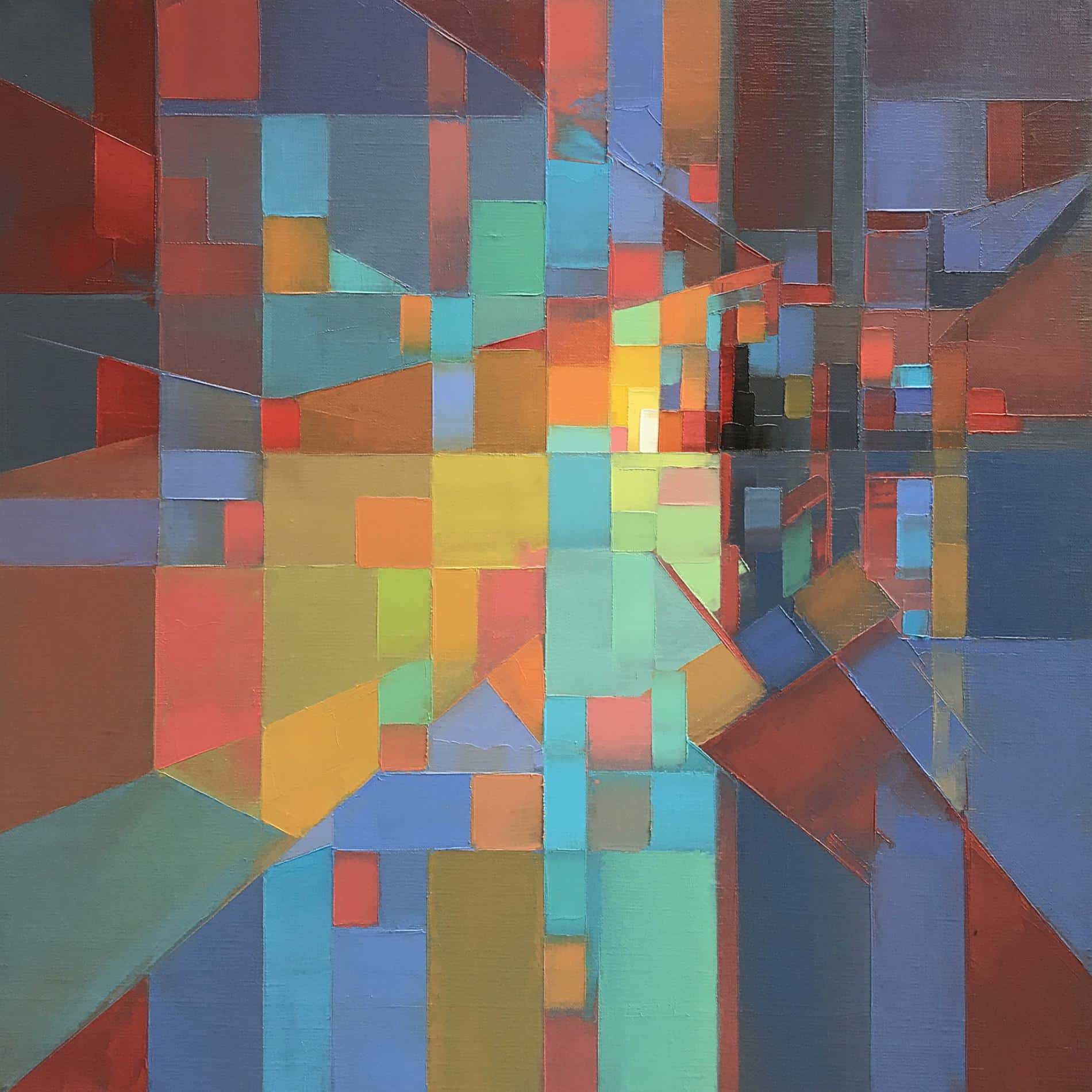 paisajes pixelados Jason Anderson plaid