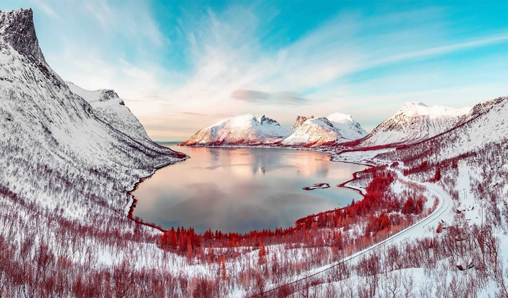 Innsjoren, which took second place in the infrared chrome category. (Photo by Hermine Lecucq Jouan