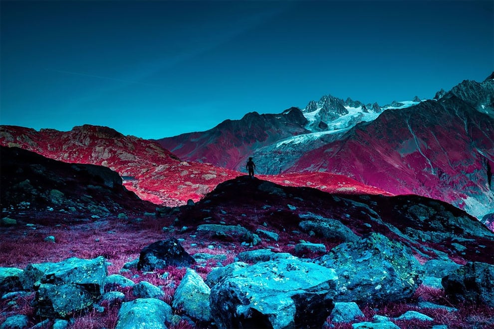 Life on Mars, in the infrared chrome category. (Photo by Katie Farr