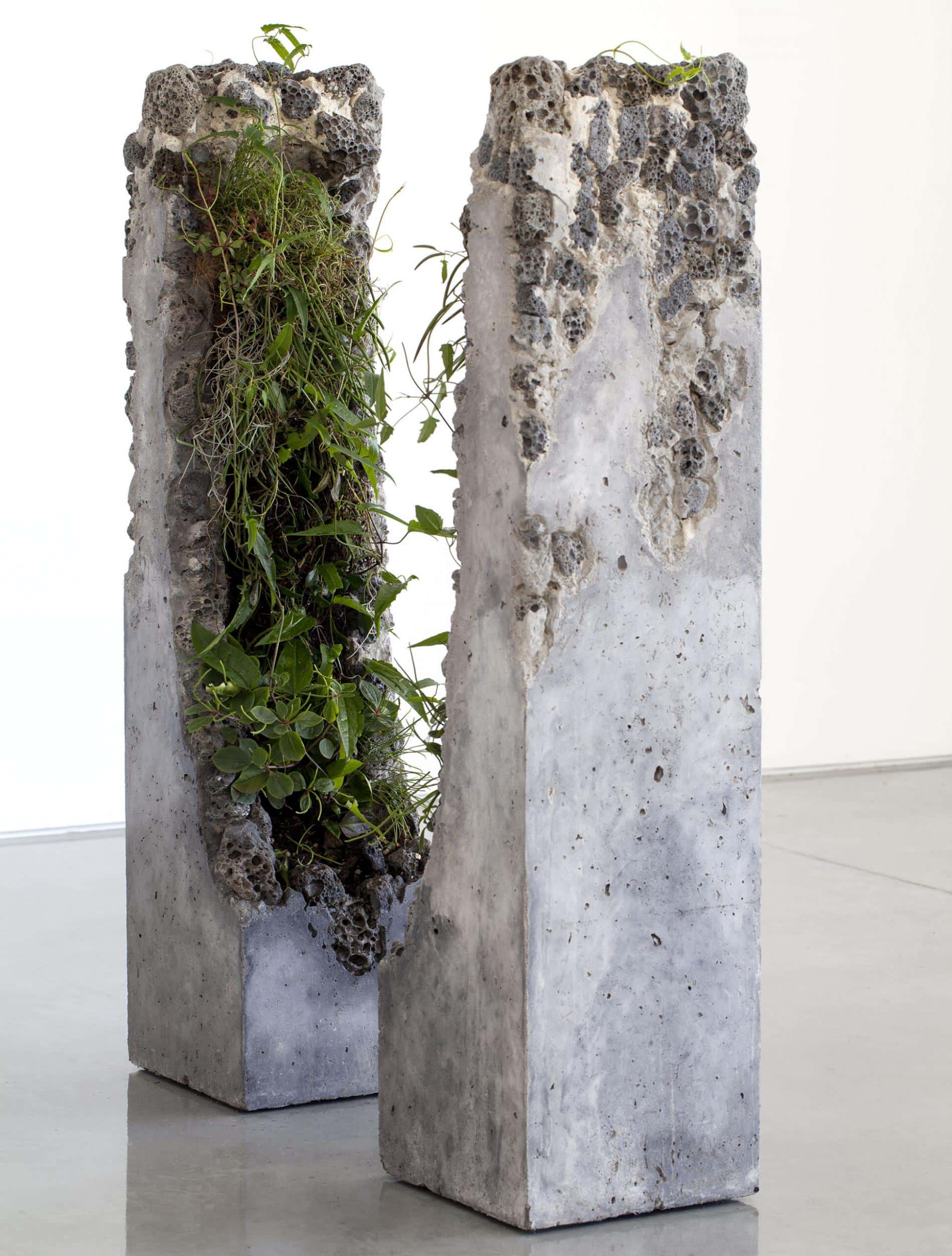 sculturas jamie north columnas Terraforms detalle 2