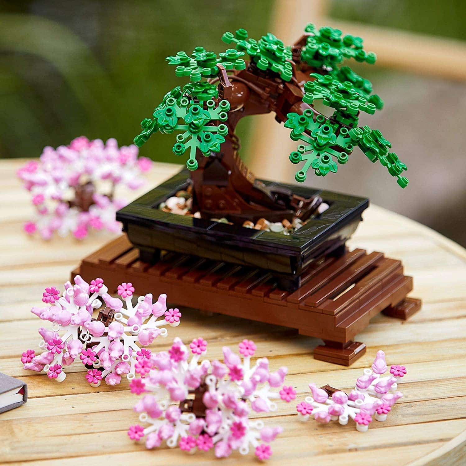 lego bonsai cerezo y verde