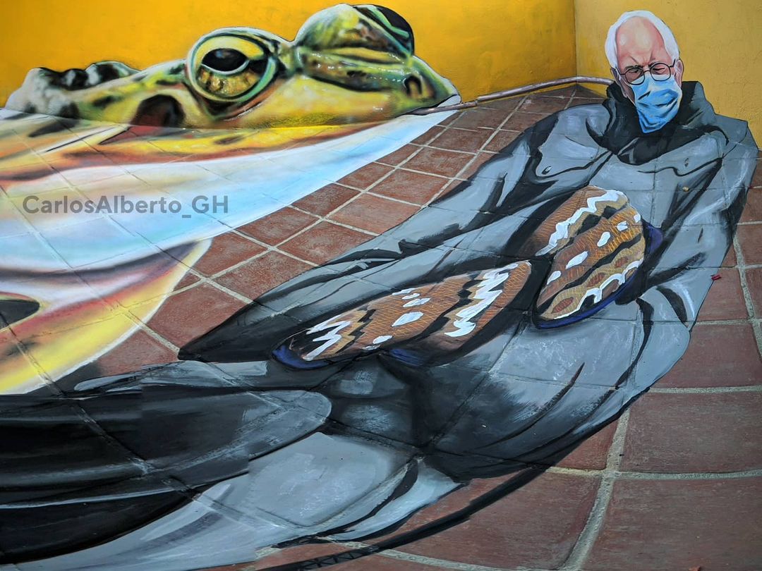 sanders arte anamorfico carlos alberto gh ilusion