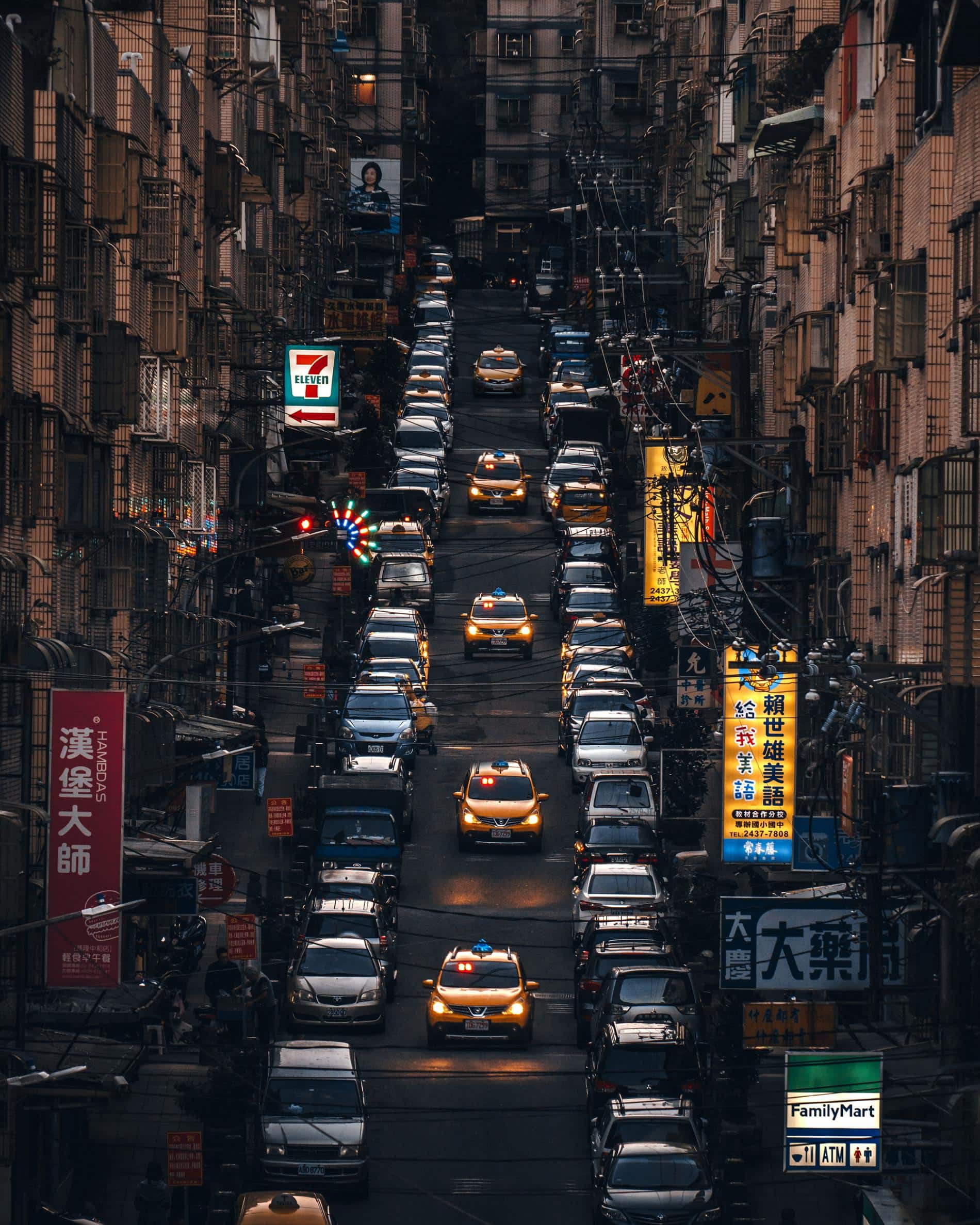 RK FOTOGRAFO COTIDIANIDAD ASIA TAXI