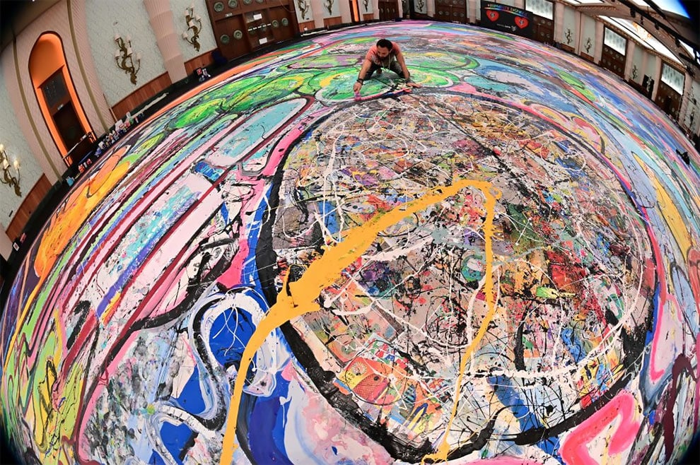 sachi jafari artista la obra mas grande del mundo