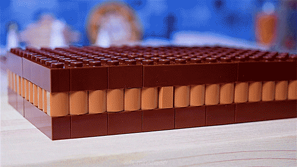 gif tarta tomosteen lego stopmotion