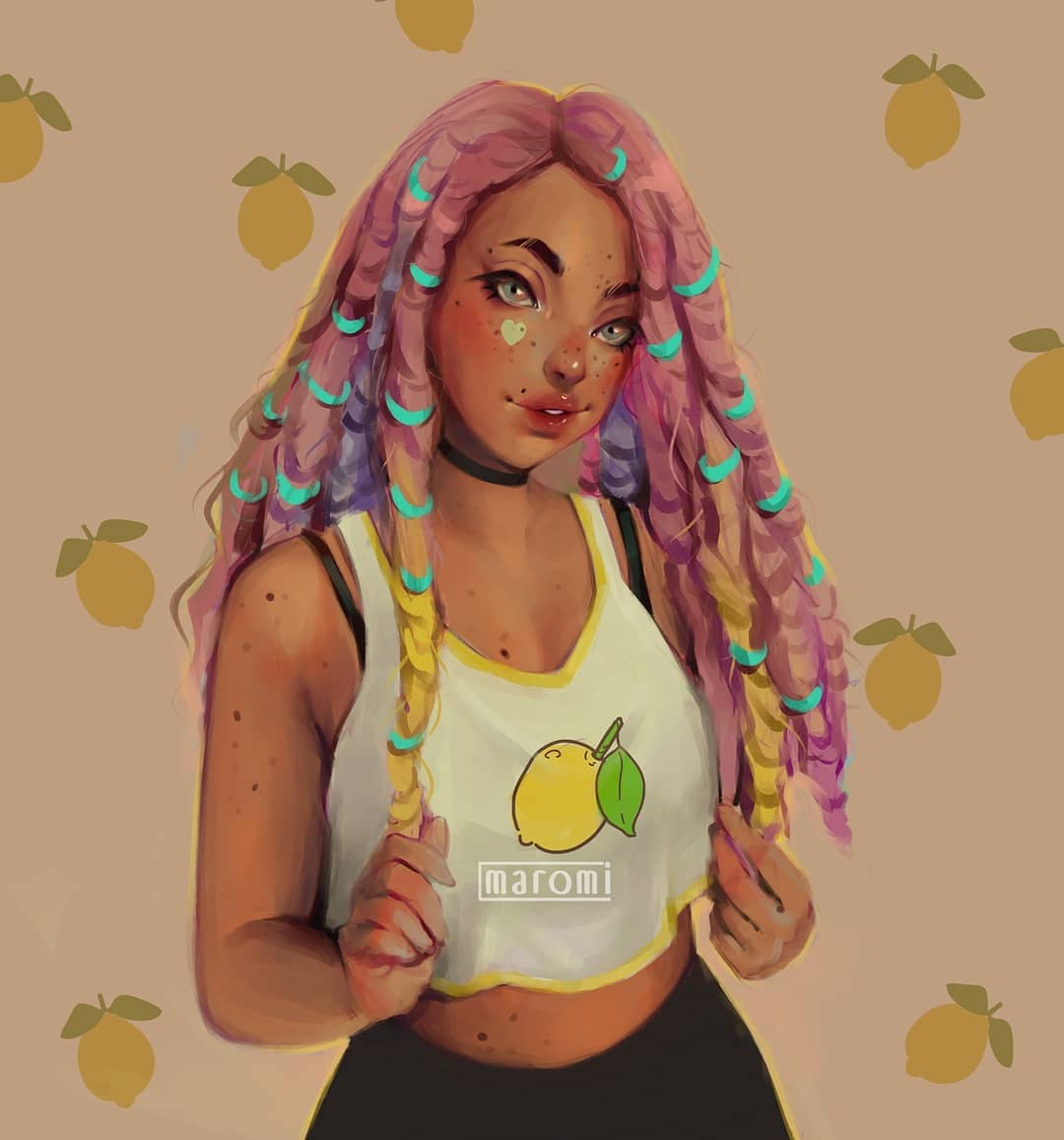 maromi saga ilustracion digital grl lem