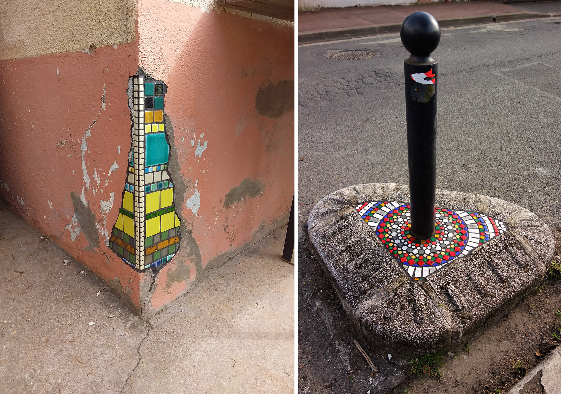 ememem MOSAICO BOLARDOS