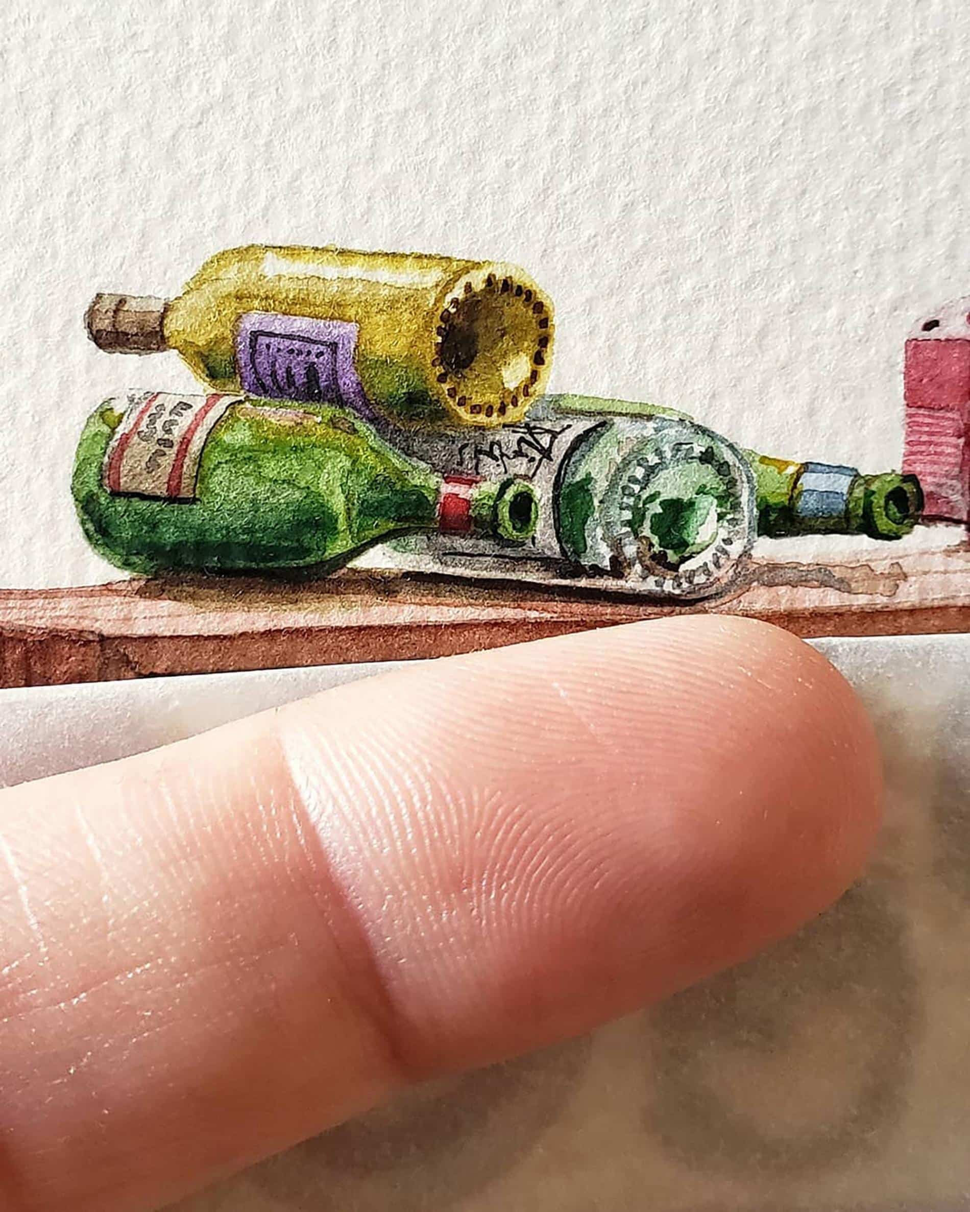 naddeo desechos botellas