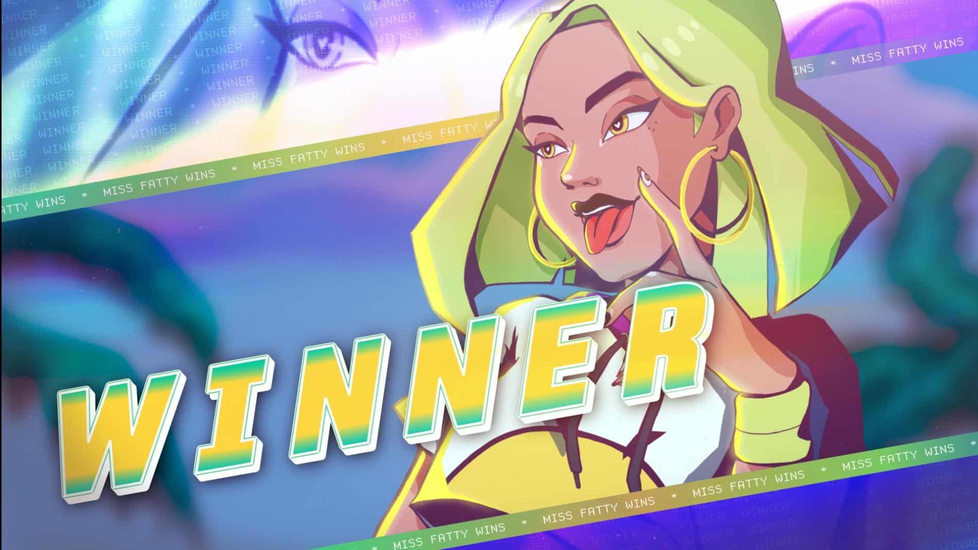 personaje winner miss fatty