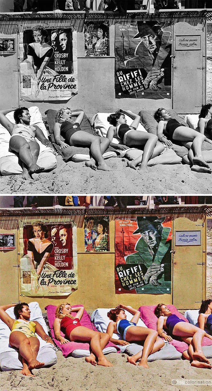 Sebastien-de-Oliveira colorized photo beach
