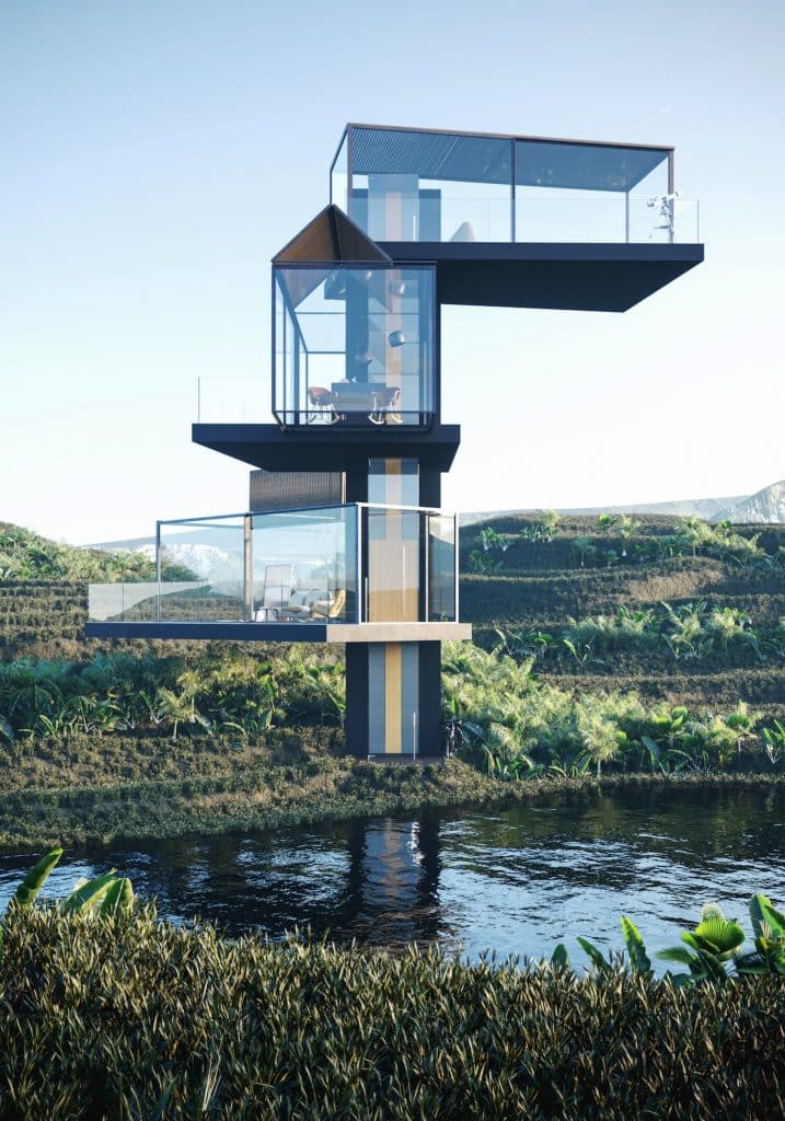 adriano design casa de cristal arrozal