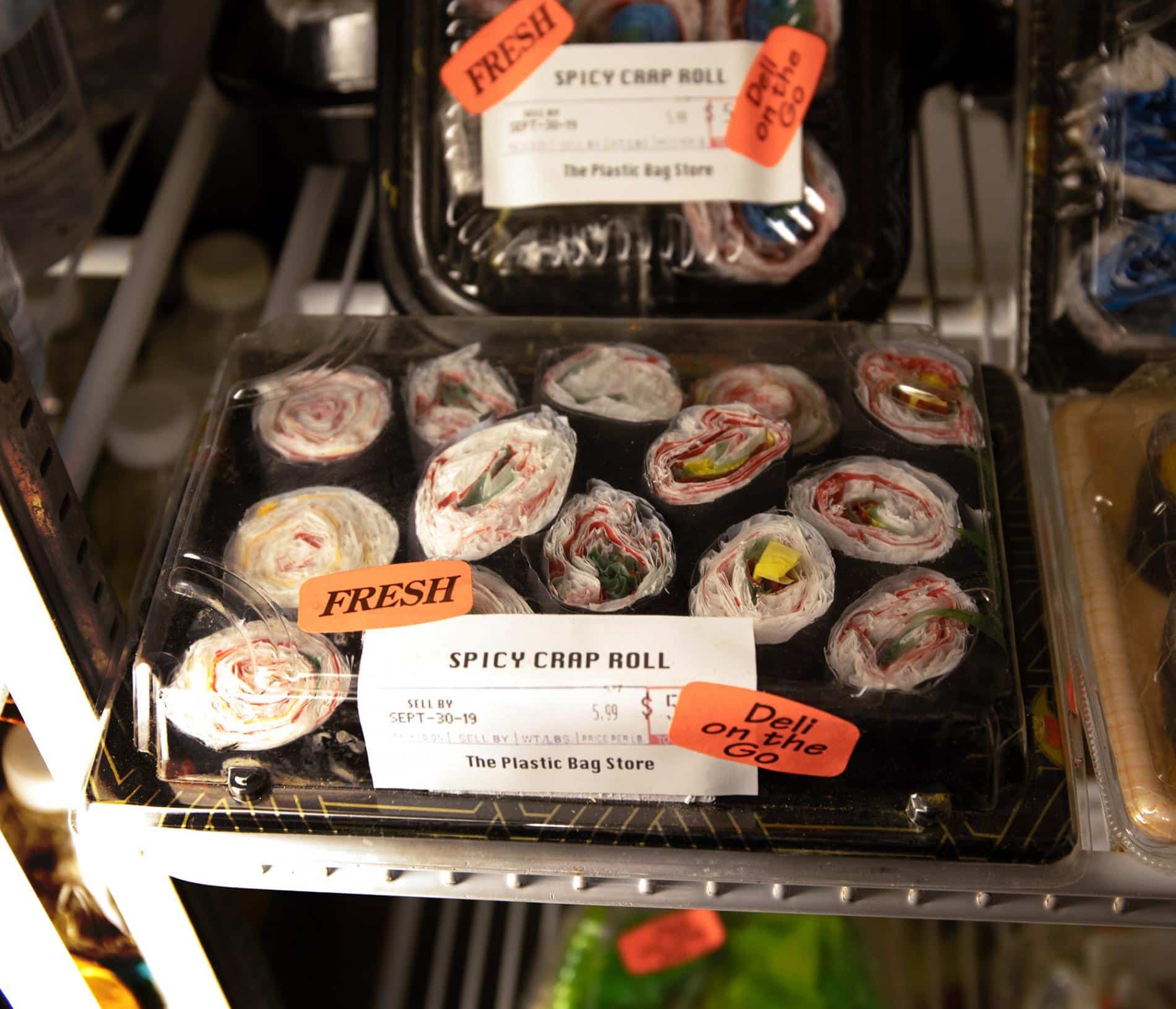 frohardt the plastic bag shop sushi