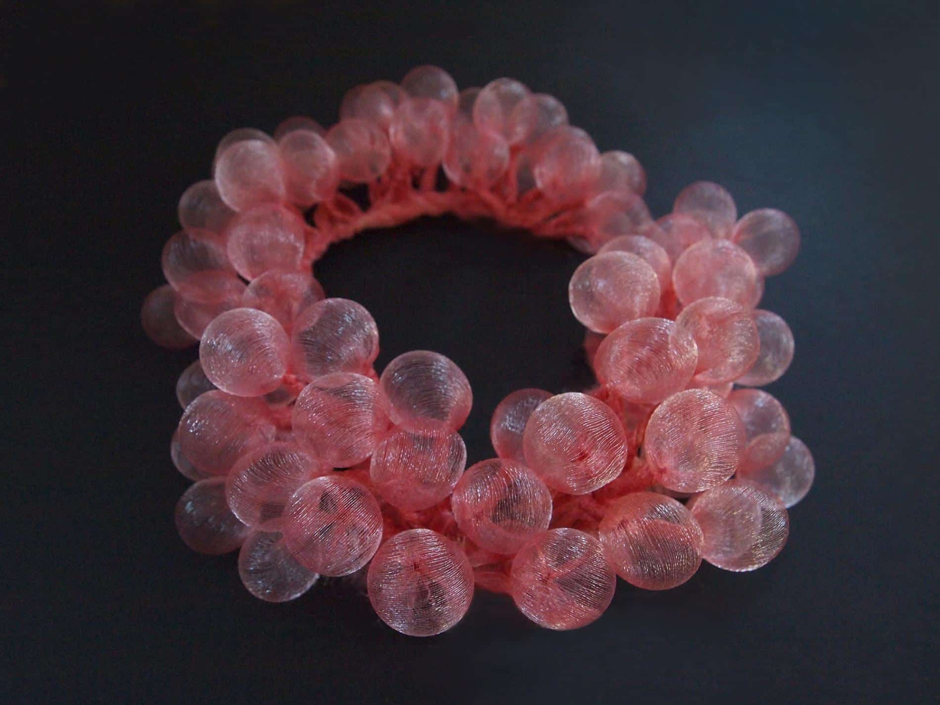 kusumoto textiles traslucidos accesorios moda pulsera