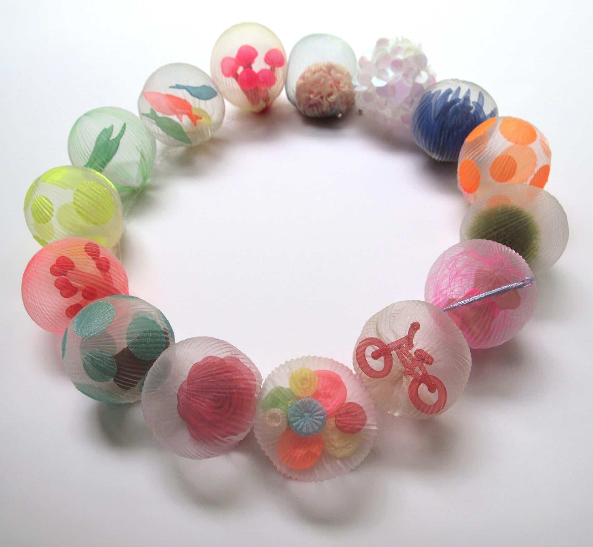 kusumoto textiles traslucidos pulsera