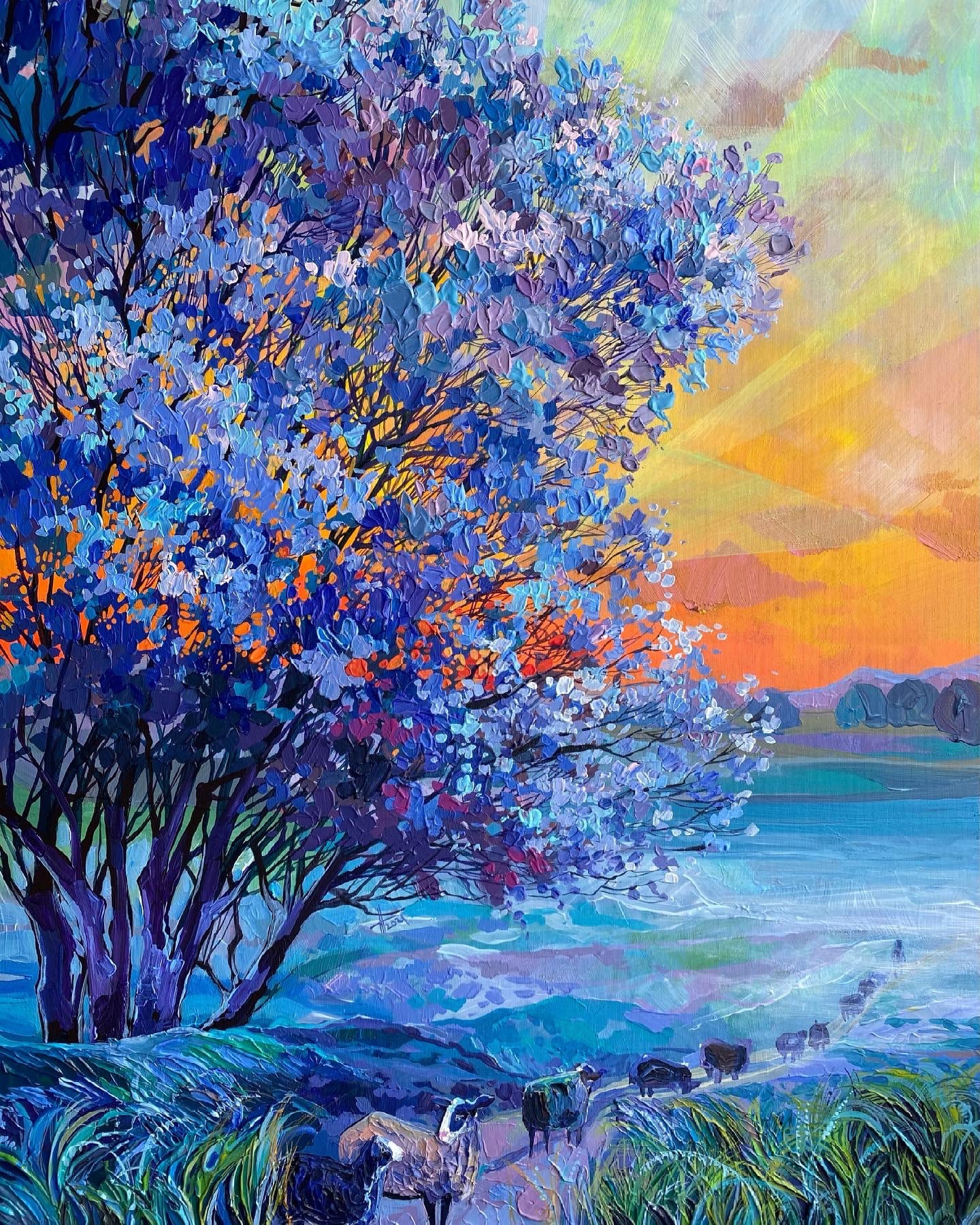 trusova impresionismo grafico arbol