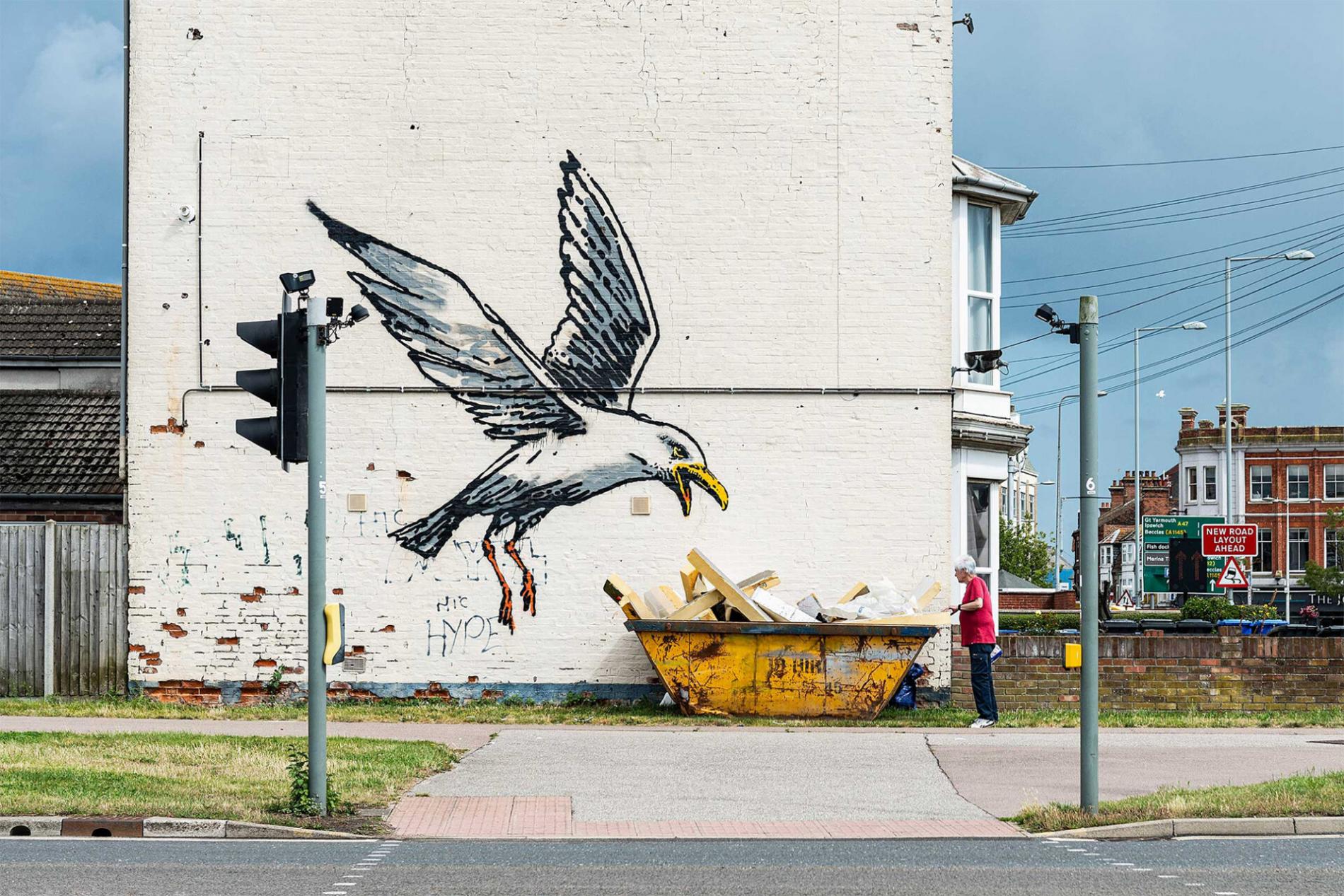 banksy barco ngaviota