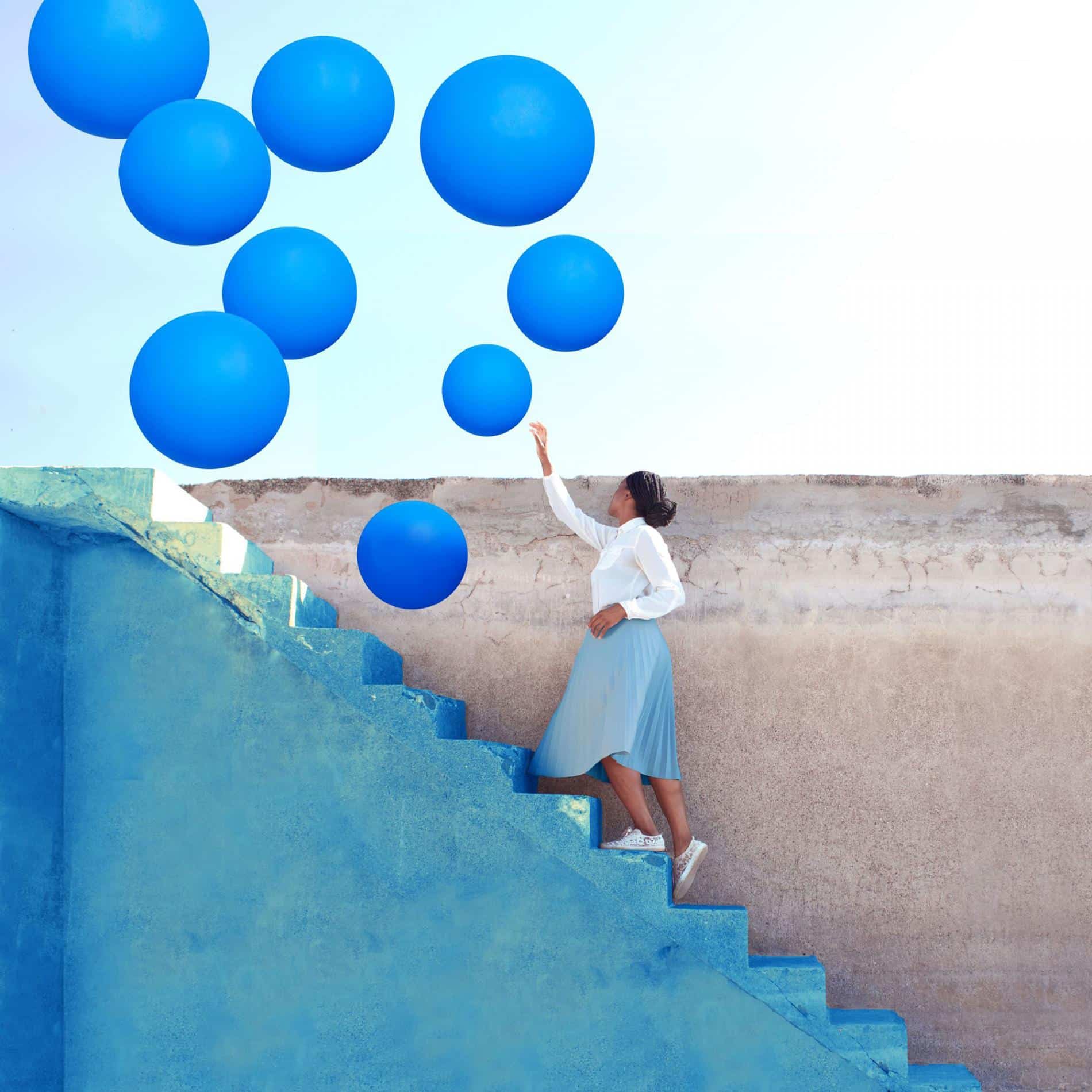 fares micue autoretrato globos ilusion