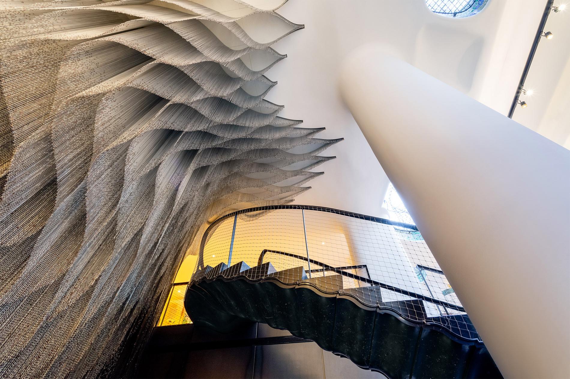 kuma kengo escaleras casa batllo techo