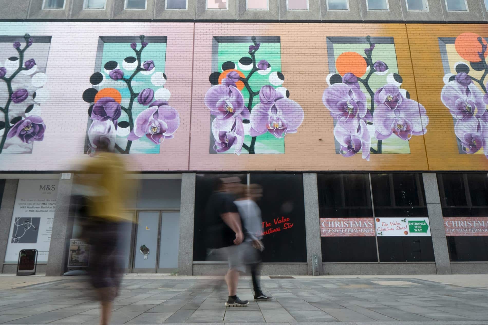 essex murales flores