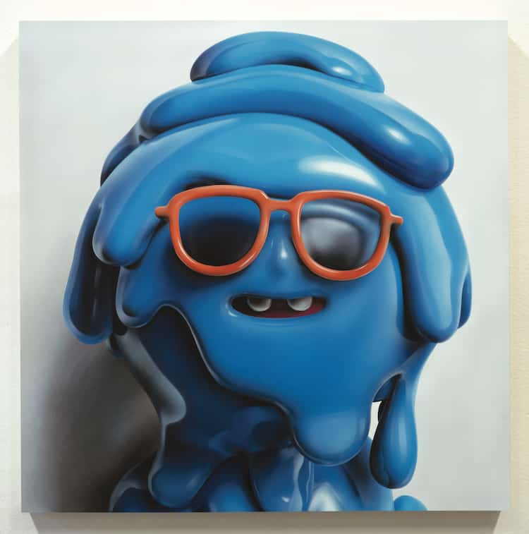 piette realismo plastico hombre azul