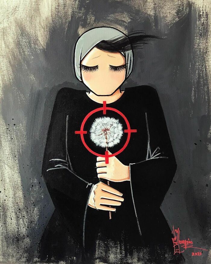 shamsia hassani street art afganistan diana