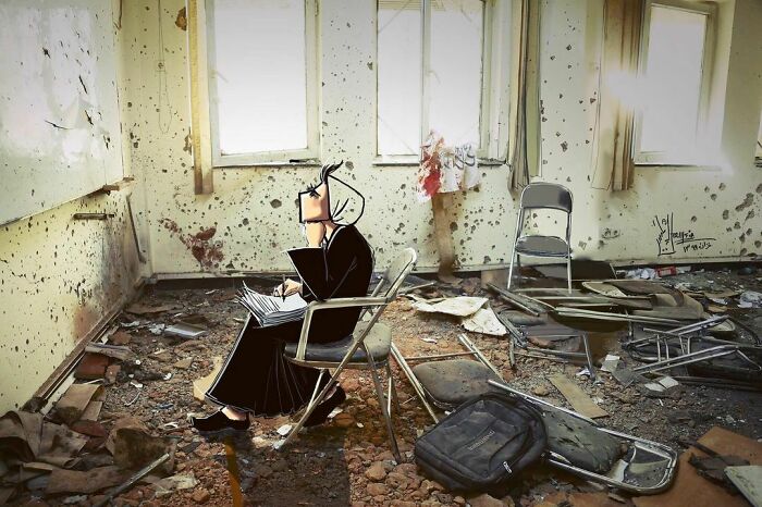 shamsia hassani street art guerra salon
