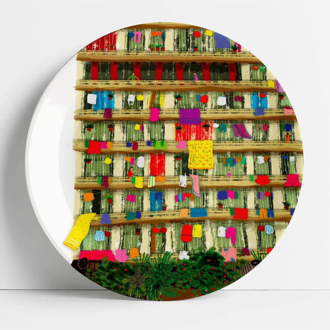 “Patched-up hues” by Soumyaraj Vishwakarma